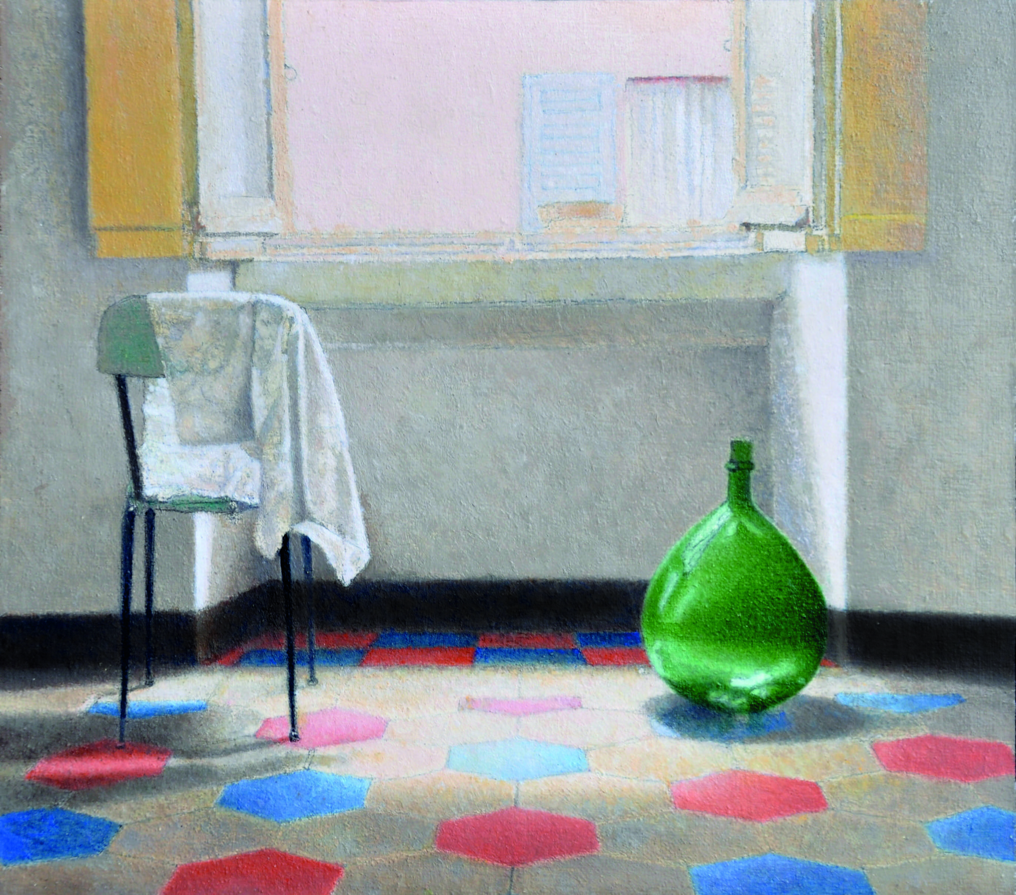 Bernardino Luino — Interno con bottiglione, 2012